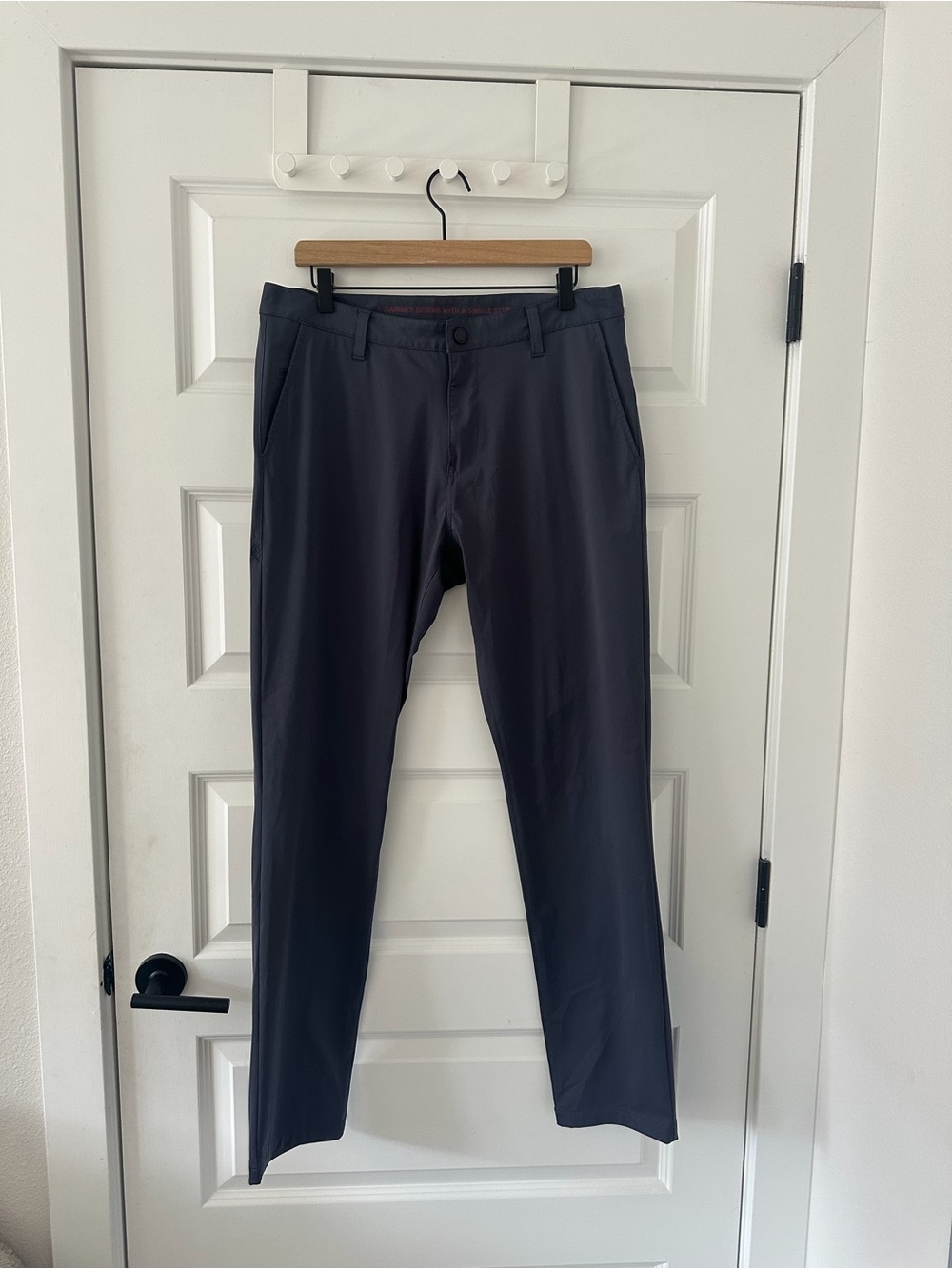 RHONE Men's Dark Gray Chinos